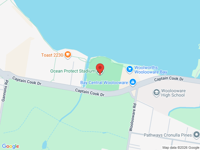 Map showing event location